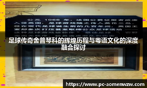 足球传奇舍普琴科的辉煌历程与粤语文化的深度融合探讨